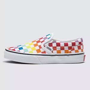 VANS KIDS CLASSIC SLIP-ON CHECKERBOARD SHOE